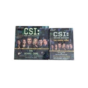 CSI
Crime Scene Investigation The Board Game-8 Crime Stories-2004 New Sealed